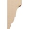 Ekena Millwork 12"W x 12"D x 24"H Wide Asheboro Rough Cedar Woodgrain TimberThane Corbel, Primed Tan CORUR12X12X24ASHRCPR - alternate 2